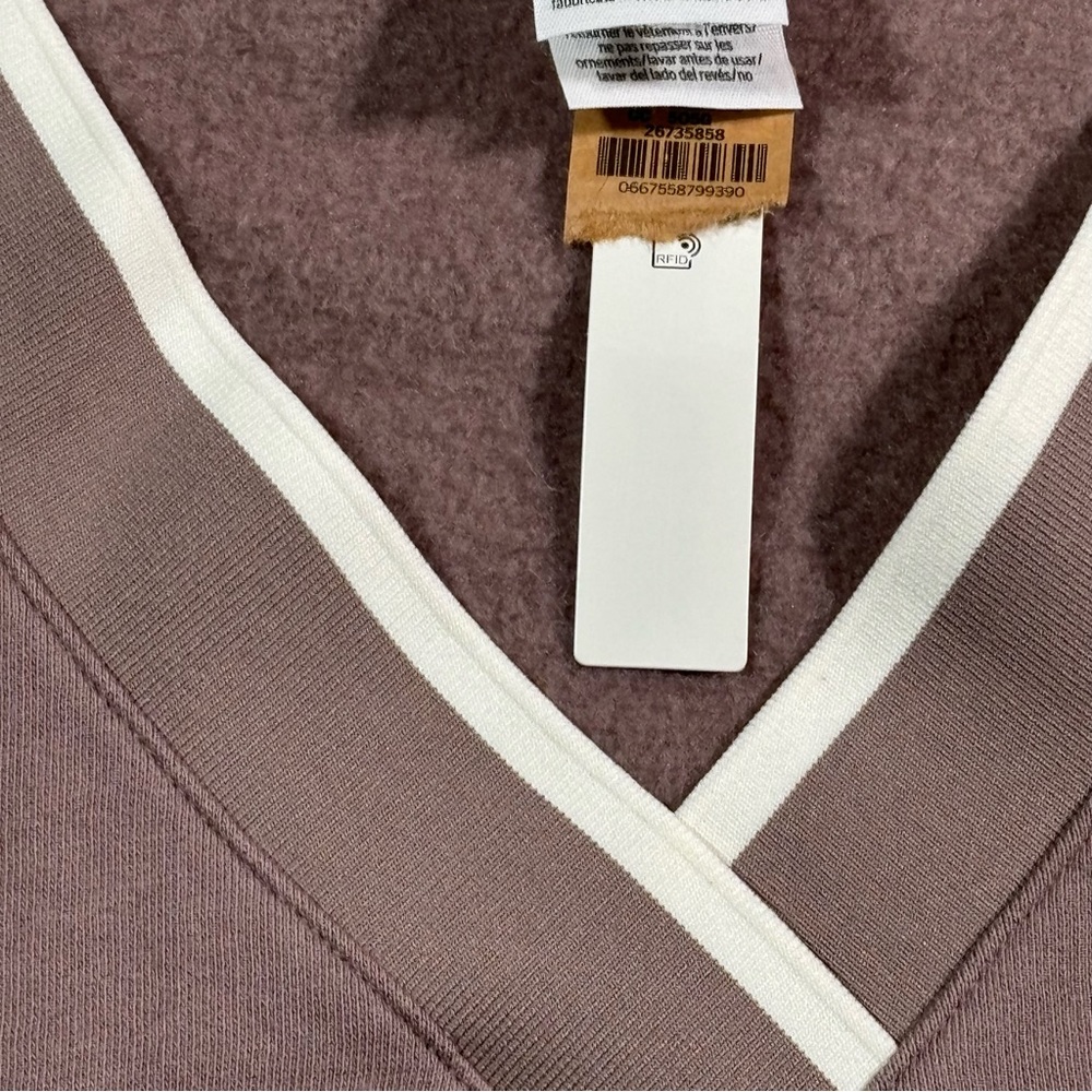 Pink Victoria Secrets Womens Mauve Long‎ Sleeve V Neck Long Sleeve Sweater NWT S - Picture 3 of 9